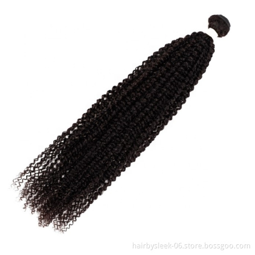 Rebecca new fiber 8A grade non remy 20 to 40 inches kinky curl mini curl water wave 100g natural black brazilian hair bundles